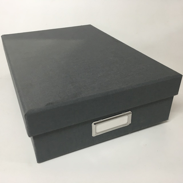 BOX, Storage Box - Grey Fabric